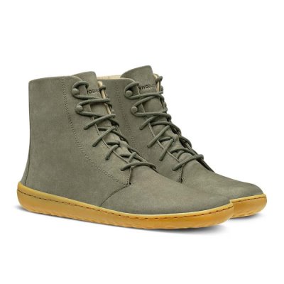 Vivobarefoot Gobi HI III - Dámské Sálové Boty Šedé (MJT137402)